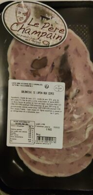 Galantine de lapin aux cèpes