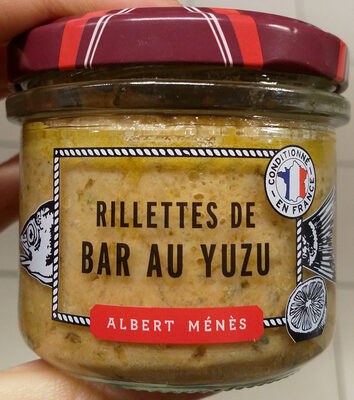 Rillettes de bar au yuzu