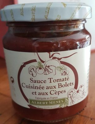 Sauce Tomate cuisinée aux volets et aux cèpes