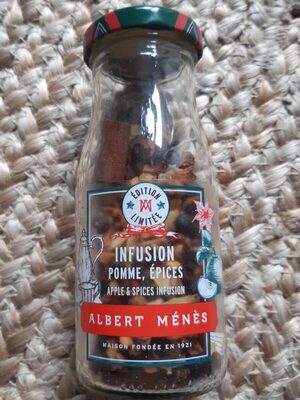 Infusion Pomme, Épices front packaging