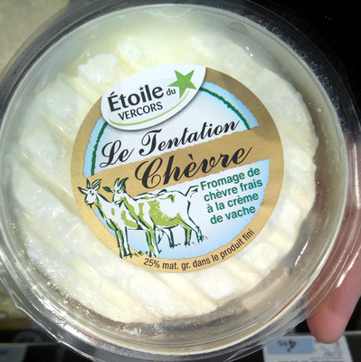 Le Tentation Chèvre (25 % MG) front packaging