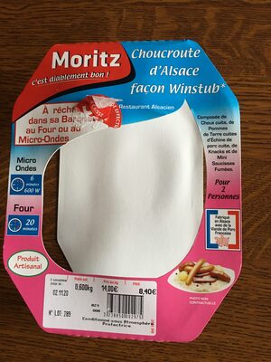 Choucroute d'Alsace front packaging