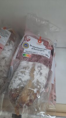 Saucisson Sec d´Auvergne front packaging