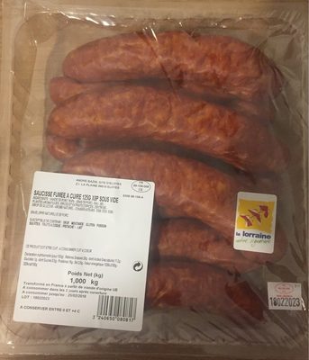 Saucisse fumée à cuire