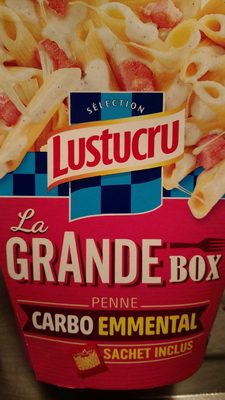 Stucru Box Penne Carbo emmental la box de 360 g front packaging