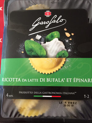 Garofalo pates fraiches  ricotta au lait de bufflonne et epinards