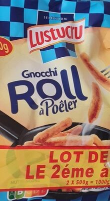 Lustucru lot 2 gnocchi a poeler roll 500g 2e a -68% x3
