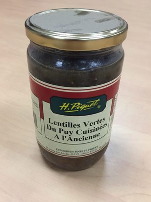 Lentilles vertes du Puy cuisinées à l'ancienne