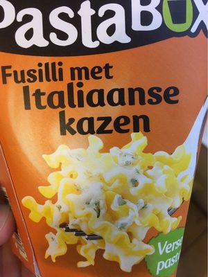 Pastabox fussili aux fromages italiens front packaging