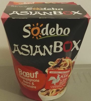 Asian Box Boeuf Champignons noirs