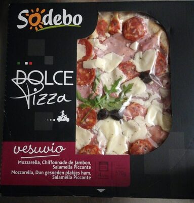 Vesuvia pizza front packaging