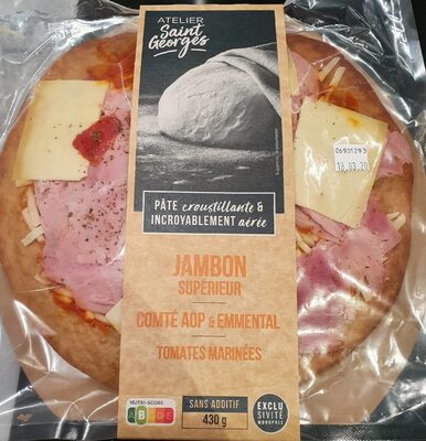 Pizza Jambon Comté AOP & Emmental