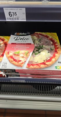 Pizza chiffonnade de jambon