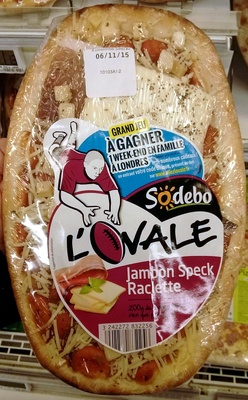 L'Ovale Jambon Speck Raclette