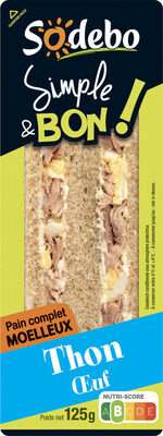 Simple et bon thon oeuf