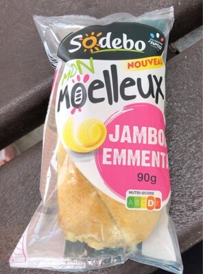 Mon moelleux jambon emmental front packaging