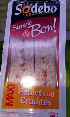 Maxi Poulet Rôti Crudités