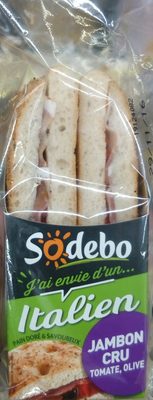 J'ai envie d'un… Italien Jambon Cru Tomate, Olive front packaging