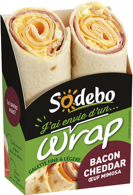 J'ai envie d'un wrap - Bacon Cheddar Œuf mimosa