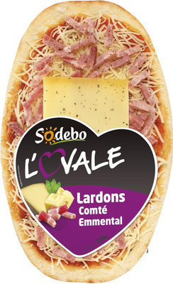 L'Ovale - Lardons Comté Emmental front packaging