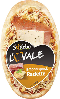 L'Ovale - Jambon speck Raclette front packaging