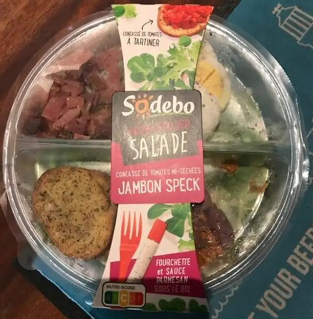 Salade Mon Atelier Jambon Speck front packaging