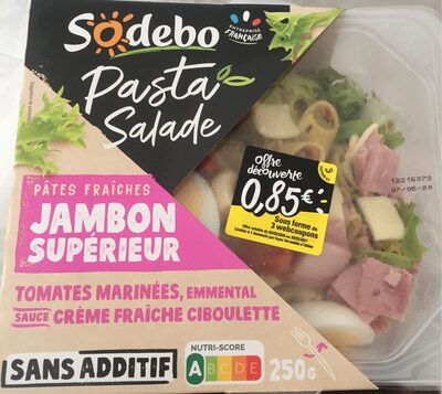 Pasta salade Sodebo jambon supérieur