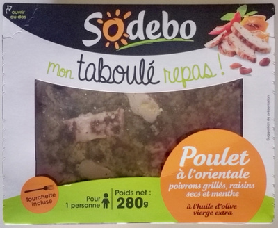 Mon taboulé repas ! (poulet à l'orientale)