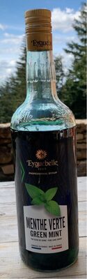 Sirop menthe verte front packaging