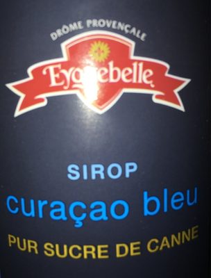 Sirop curaçao bleu