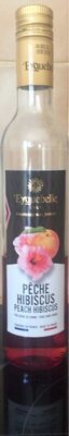 Sirop pêche hibiscus