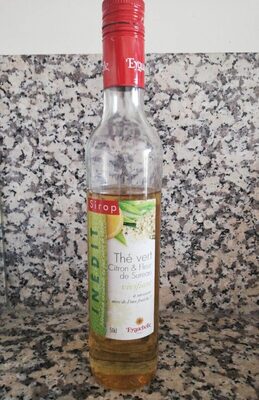 Sirop Thé vert citron & fleur de sureau