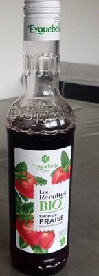 Sirop de fraises bio