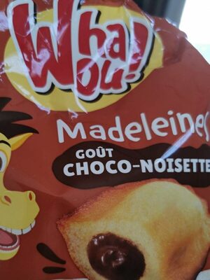 Madeleines goût choco-noisette