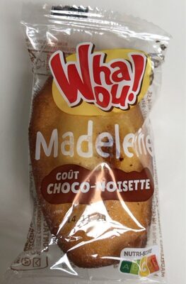 Madeleine gout choco noisette