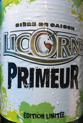 Biere Licorne primeur