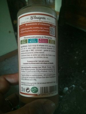 La vinaigrette front packaging