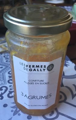 Confiture allégée en sucre au 3 agrumes