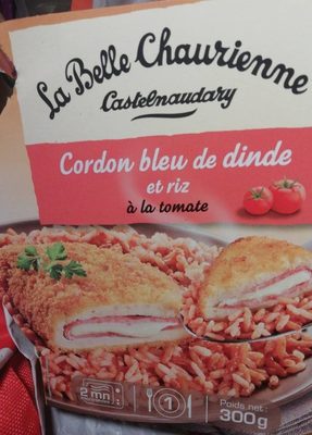 Cordon bleu de dinde et riz à la tomate