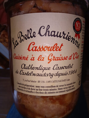 Cassoulet au magret d'oie La Belle Chaurienne