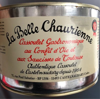 Plat cuisiné Cassoulet gastonomique au confit d’oie et aux saucisses de Toulouse