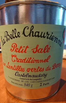 Petit salé traditionnel aux lentilles vertes