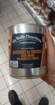 Saucisses de Toulouse Label Rouge aux haricots lingots