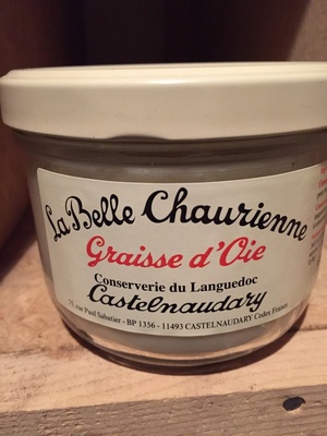 Bocal 300ML Graisse Oie