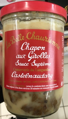 Chapon aux Girolles sauce suprême