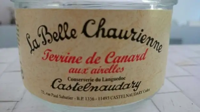 Terrine de canard aux airelles front packaging