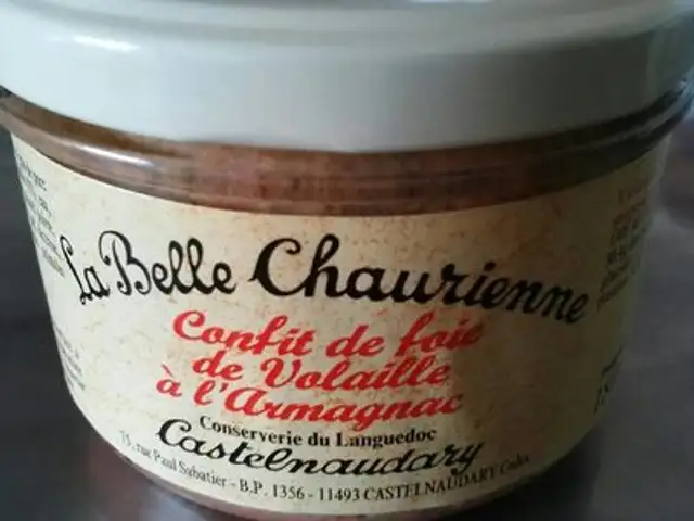 Confit de foie de volaille à l'armagnac front packaging