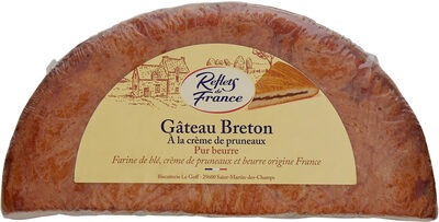 Gâteau Breton fourré à la Crème de Pruneaux