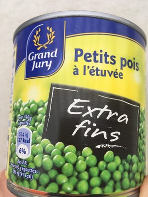 Petits pois à l'étuvée extra fins