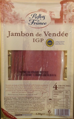 Jambon de Vendée IGP front packaging